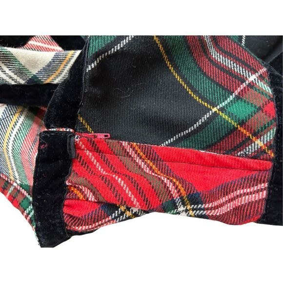 Vintage Bill Atkinson Glen of Michigan Plaid Patchwork Wool Maxi Skirt Size Smal - Picture 4 of 6